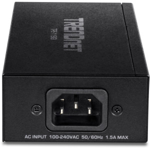 TRENDnet TPE-119GI Gigabit PoE++ Injector, Up to 95W power, Wall mount, Integrated power supply